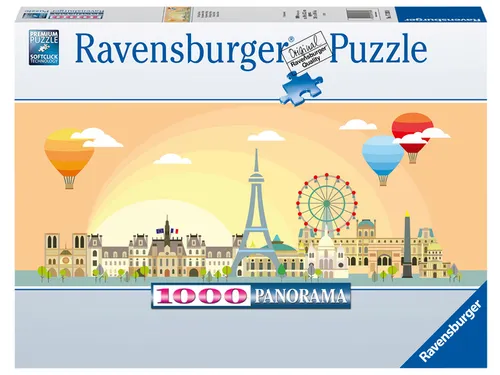 Puzzel Ravensburger Een dag in Parijs 1000 stukjes