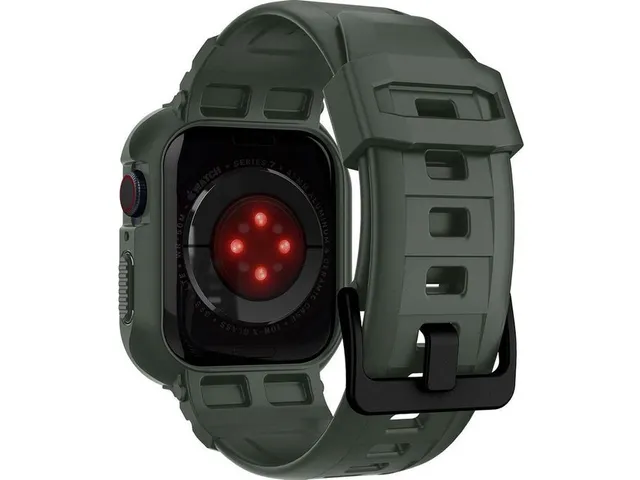 Spigen Case ACS00547 Apple Watch 5/4 40mm Rugged Armor Pro groen