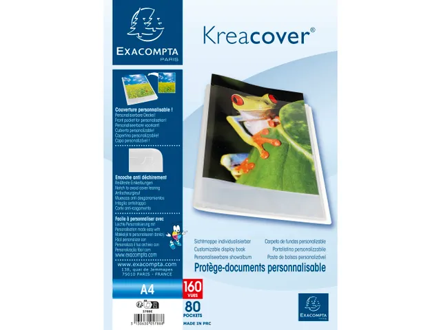 Protège-documents en polypropylène semi rigide Kreacover Chromaline