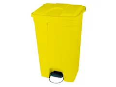 Afvalbak 90 liter HxBxD 820x412x500mm PP geel