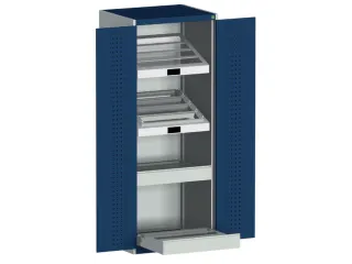 systeemkast HxBxD 2000x800x650mm CNC-lade 2laden Ral7035 Ral5010 - 2