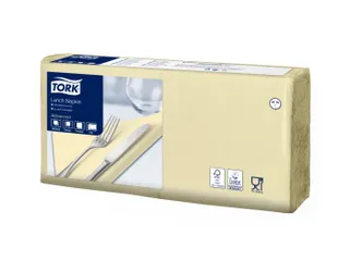 Tork 477153 Lunchservet Advanced Champagne 33x33cm - 1