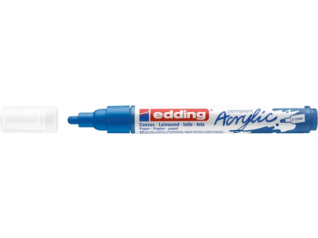 Acrylmarker edding e-5100 medium gentiaanblauw