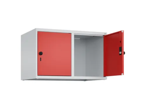 opzetkast,v. locker,2vak.,vak B 400mm,HxBxD 500x800x500mm,vleugeldeur