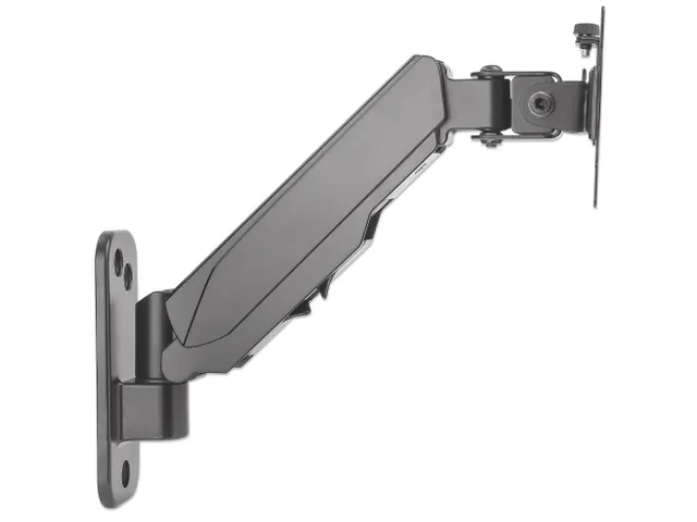 Wandbeugel voor TV’s en monitoren (veerarm met 2 draaipunten), voor
