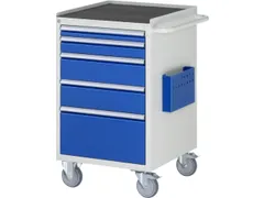 gereedschapswagen 975x580x650mm metaalblad 450kg 5 laden RAL5010