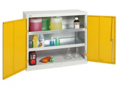 Milieukast Plaatstaal Grijs Geel Aquatoxische Stoffen 900x1000x500mm