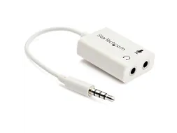Headset Splitter 3,5 mm 4-positie naar 2x 3-positie 3,5 mm M/F