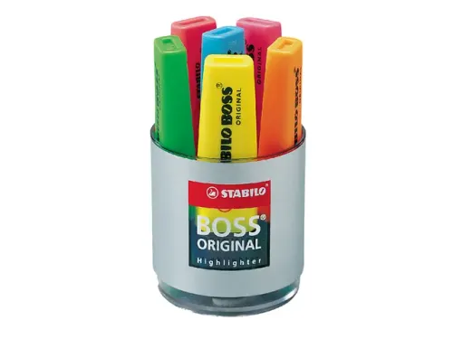 Markeerstift Stabilo Boss Assorti 6Stuks In Bureauset
