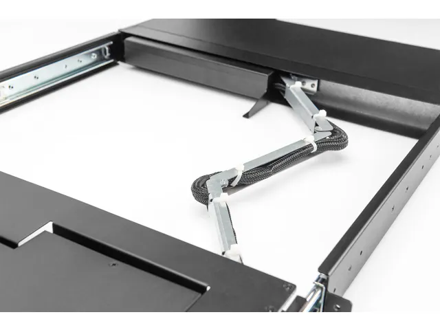 43,2cm HD TFT-console 16-poorts VGA KVM Italiaans toetsenbord Zwart