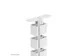 Neomounts ADS06-130WH Kabelgeleider - modulaire segmenten - schroefbev