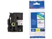 Labeltape Brother P-touch TZe-161 standaard 36mm zwart op transparant