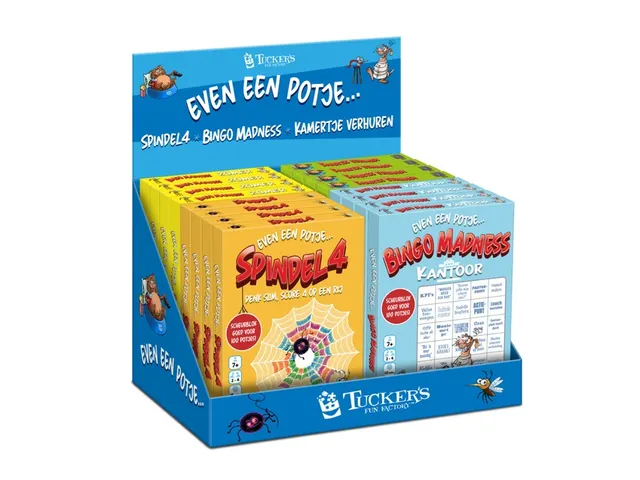 Spellenmix Even een potje display à 16 stuks assorti