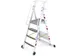 verrijdbare platformladder,bordes HxBxD 1350x500x450mm