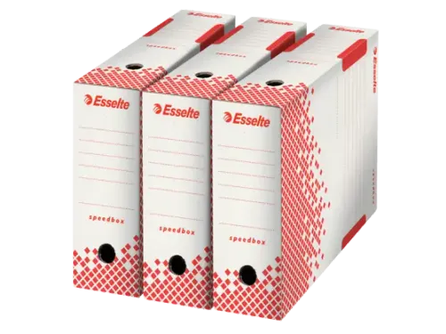 Esselte Speedbox archiefdoos 100x250x350mm Wit