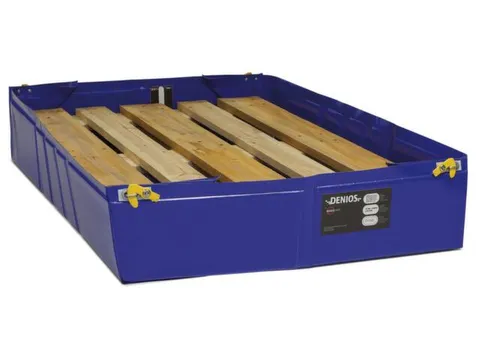 bac de rétention pliable vol. rétention 75l HxlxP 175x700x700mm