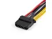 SATA naar LP4 Voedingskabel Adapter 4 Pin LP4 Molex(F)-Dual SATA(M)