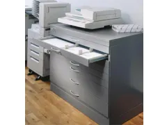 Tekeningenkast 420x1100x765mm 1+2 Laden Din A1 Ral 7035