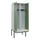 locker met bank,voor scheiding van kleding,HxBxD 2120x800x815mm,2vak