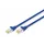 CAT 6A S-FTP patchkabel Cu LSZH AWG 26/7 Lengte 0,25m Blauw