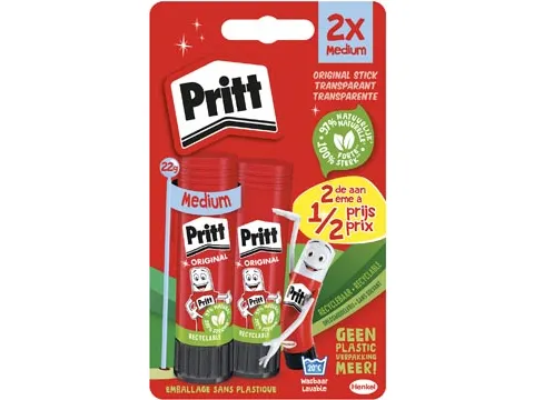 Plakstift 2 Stuks Van 22 G 2De Aan Halve Prijs