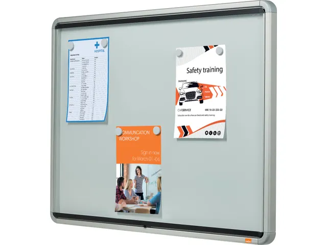 Nobo Vitrine Buitenvitrine 9xA4 75,2x4,5x100cm