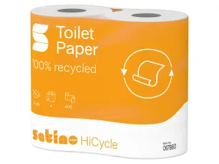 Satino HiCycle 67860 toiletpapier 100% recycled 2-laags 400 vel wit - 2
