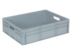 Euronorm Maxi-Containers 87 liter 220x800x600mm Pp Open Grepen Grijs