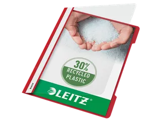 Snelhechter Leitz 4191 standaard A4 rood 30% gerecycled plastic - 1
