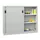 schuifdeurkast,HxBxD 1200x1500x500mm,RAL7035,front RAL7035