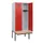 locker met bank,HxBxD 1950x800x815mm,2vak,vak B 400mm,cilinderslot