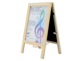 Krijtbord securit mini tafelstoepbord 24x15cm - 3