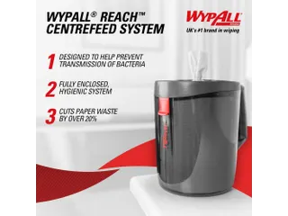 WypAll 6221 Reach Centrefeed Dispenser Zwart - 7