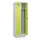 locker voor scheiding van kleding,HxBxD 1950x600x500mm,2vak