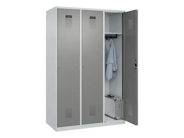locker,HxBxD 1850x1200x500mm,3vak,vak B 400mm,cil.-slot