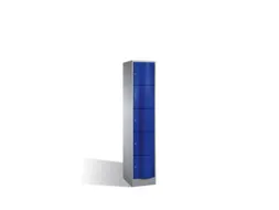 lockerkast,HxBxD 1950x396x640mm,1x5vakken,romp RAL7021,front RAL5010