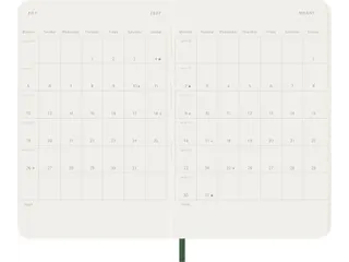 Agenda 2027 Moleskine 12M Weekly 7dag/1pagina pocket sc myrtle green - 5