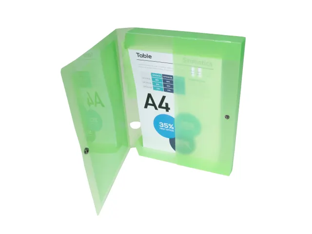 Boite de classement à pression Dos 40mm polypropylène chromaline 7/1
