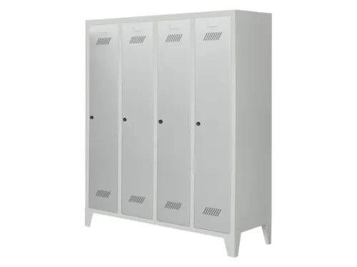 lockerkast v. kinderen,HxBxD 1600x1230x500mm,RAL7035,front RAL7035