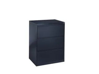 Fichekast 1045x787x590mm 3 Laden 2 Kaartenbakken per Lade RAL7021 - 1
