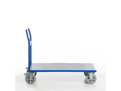 Platformwagen 1000kg Laadvlak Lxb 1200x800mm 1 Duwbeugel Ral 5010