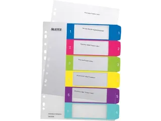 WOW printbare index, 6 tabs - 2