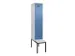 locker met bank,voor scheiding van kleding,HxBxD 2120x400x815mm,1vak