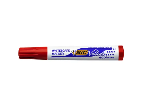 Viltstift Bic Velleda 1701 whiteboard rond large rood