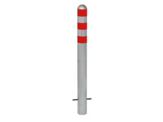 Afzetpaal,v. laadzuilen,Halve kogelkop,HxØ 1200x108mm - 1