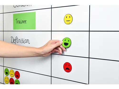Magneet Legamaster emoticon 50mm assorti 6 stuks