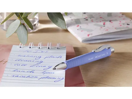 Balpen en Vulpen Faber-Castell Poly Pen in giftbox pale iris.
