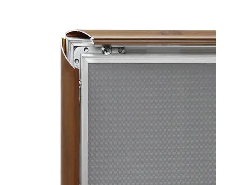 Easy-Click Kliklijst Europel A4 25mm aluminium Houtlook