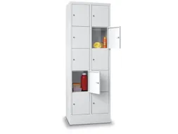 Lockersysteem 1850x630x500mm 2x5 Vakken Vak B 300mm Cilinderslot