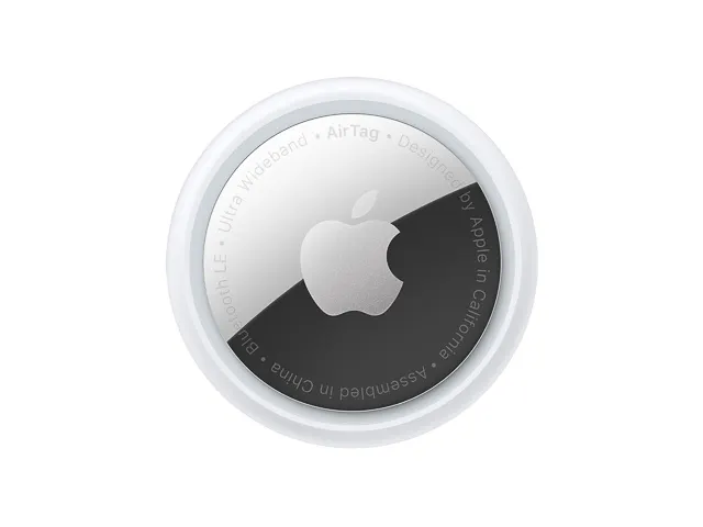 Apple AirTag Tracker Wit Zilver Bluetooth 1 stuk